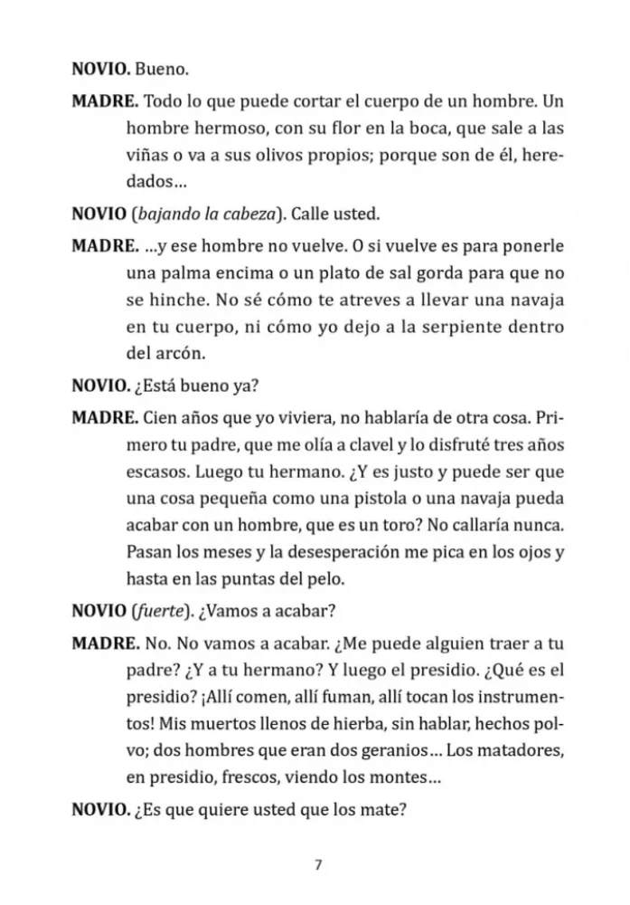 Asins kāzas. Lorquiana trilogija