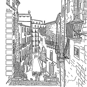 Pilsētas ainavas. Roma