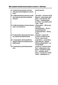 Все правила итальянского языка в схемах и таблицах