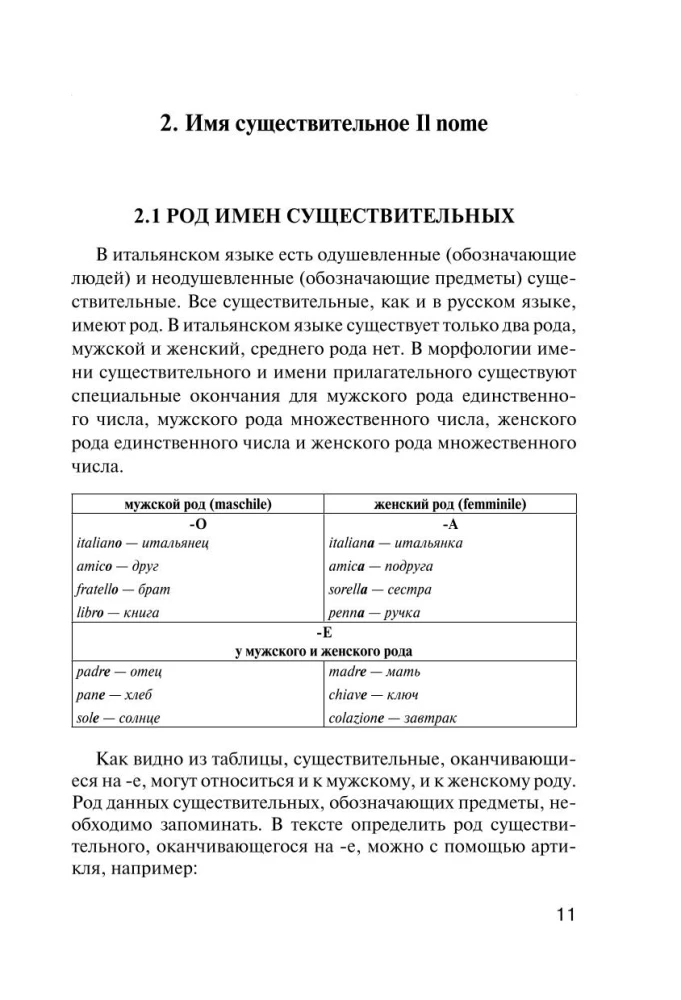 Все правила итальянского языка в схемах и таблицах