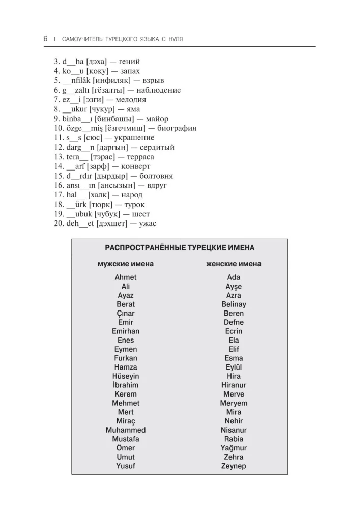 Самоучитель турецкого языка с нуля