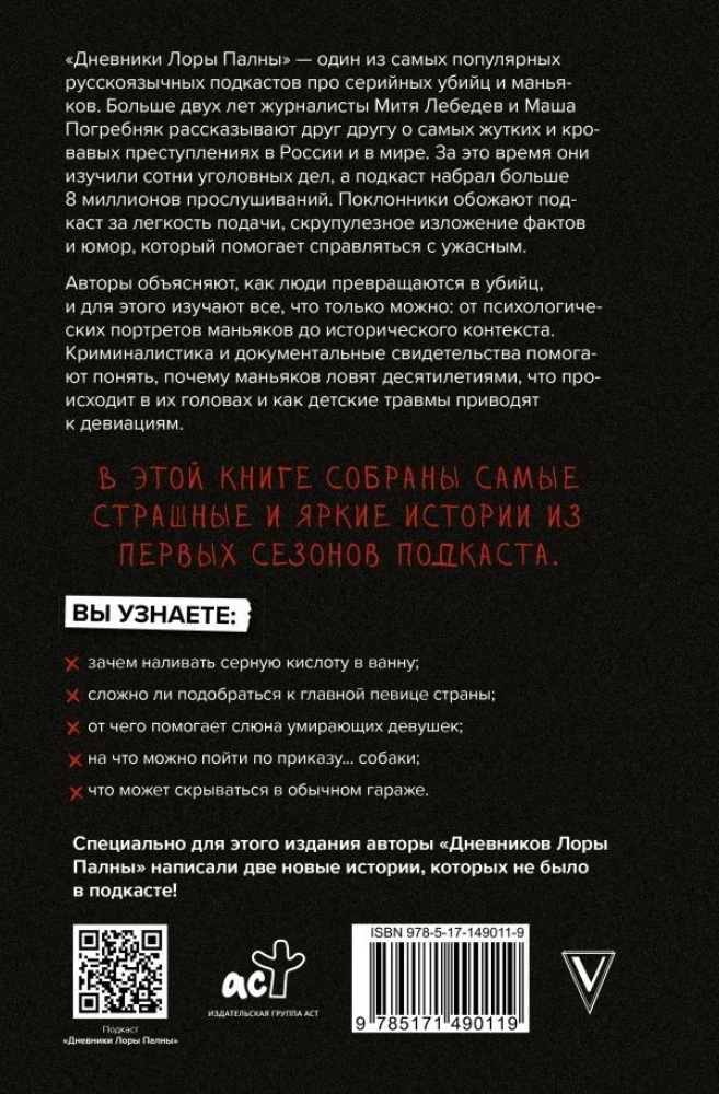Дневники Лоры Палны. Тру-крайм истории самых резонансных убийств