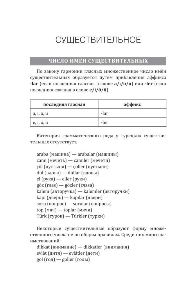 Грамматика турецкого языка: краткий курс