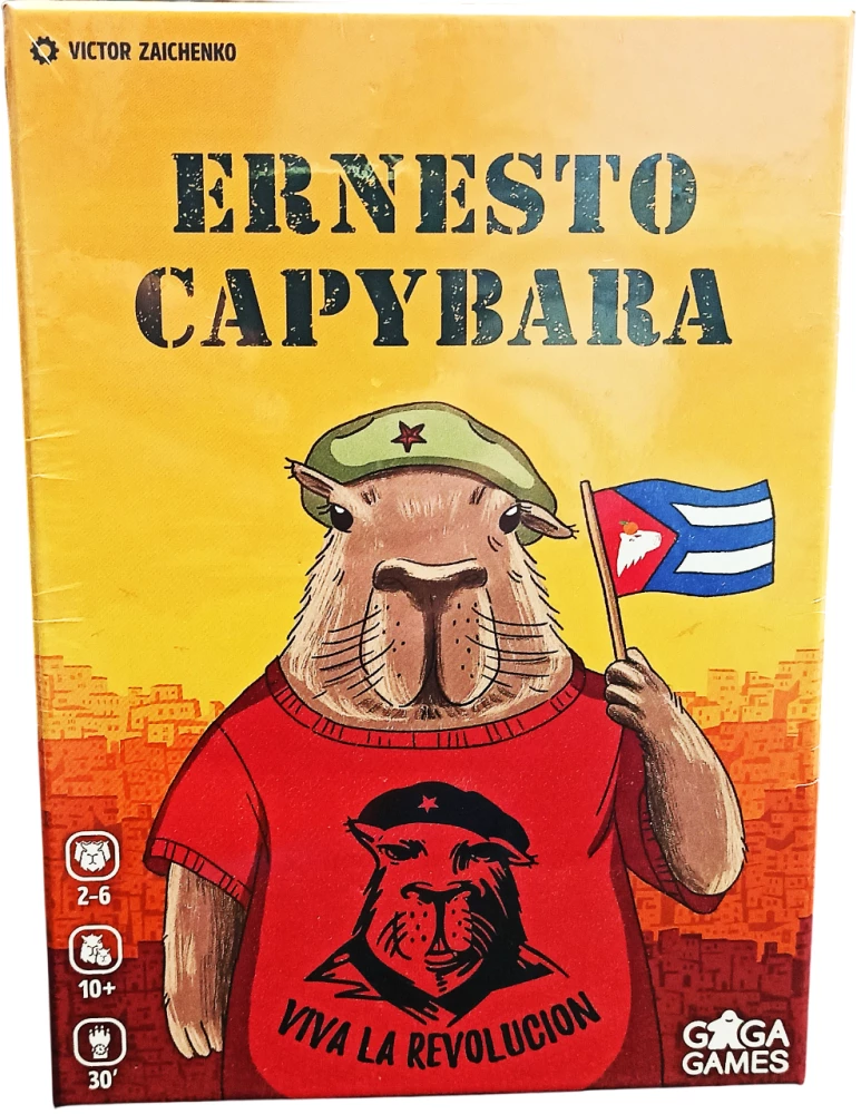 Настольная игра - Ernesto Capybara (на английском языке)