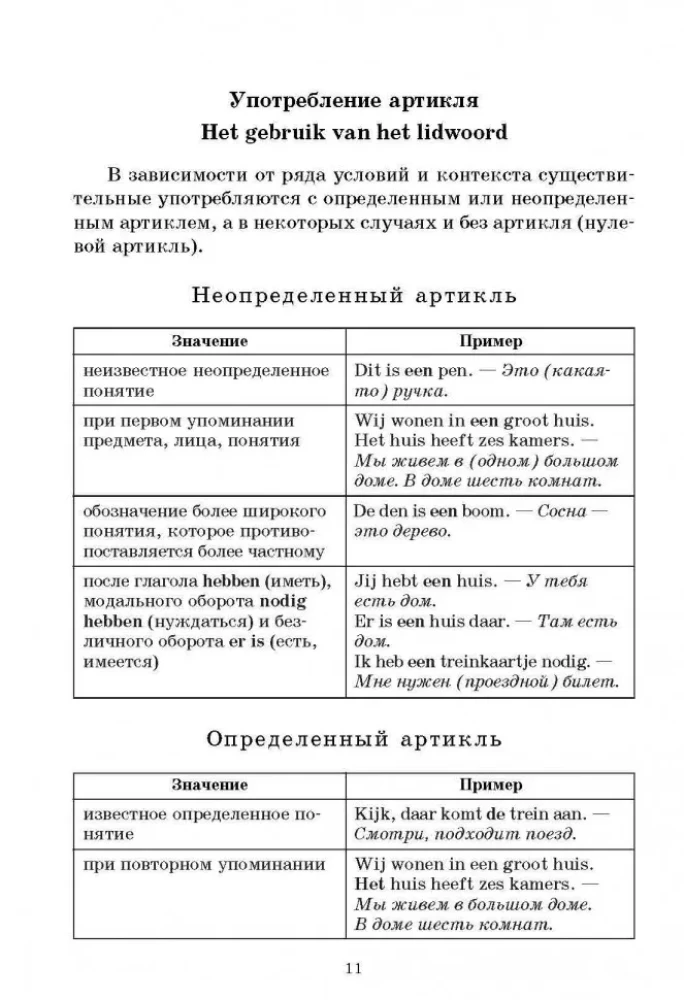 Nīderlandes gramatika tabulās un shēmās