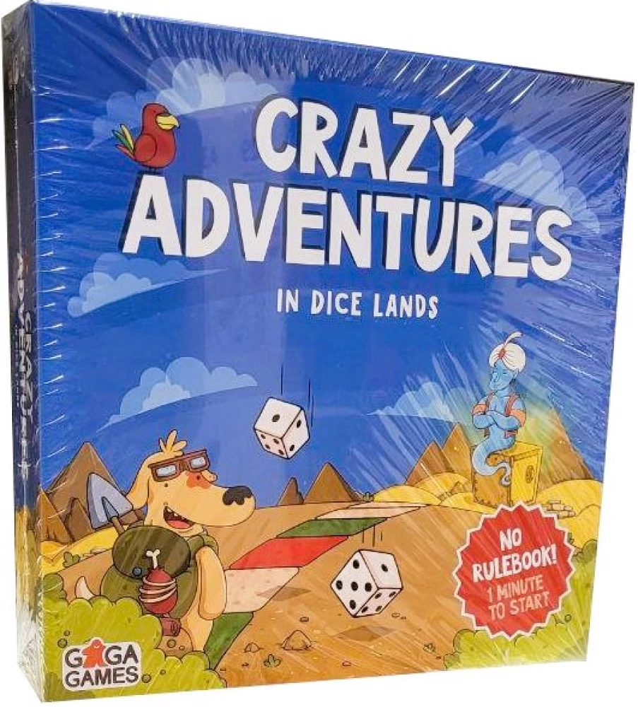 Galda spēle - Crazy Adventures. Kauliņu zemēs