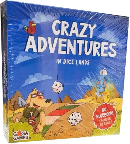 Galda spēle - Crazy Adventures. Kauliņu zemēs