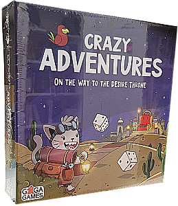 Galda spēle - Crazy Adventures. Ceļā uz vēlēšanās tronī