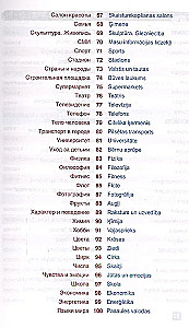 Latu valoda. Tematiskais vārdnīca