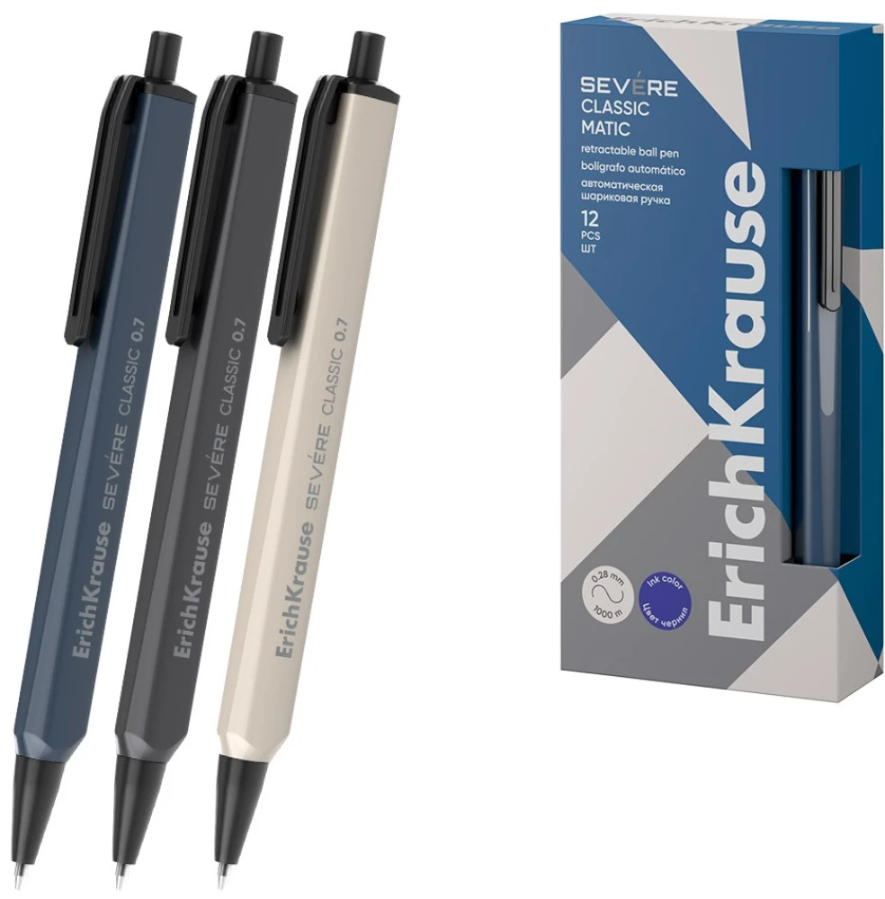 Rokas pildspalva - Severe Matic Classic, zila, sortimentā