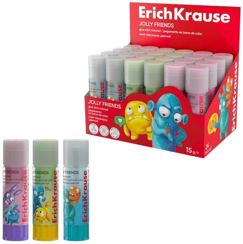Līme-zīmulis - EasyStick Jolly Friends, dažādībā