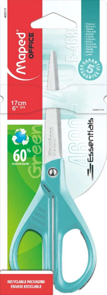 Šķēres - Essentials Green, tirkīza