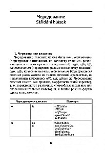 Čehijas gramatika tabulās un shēmās
