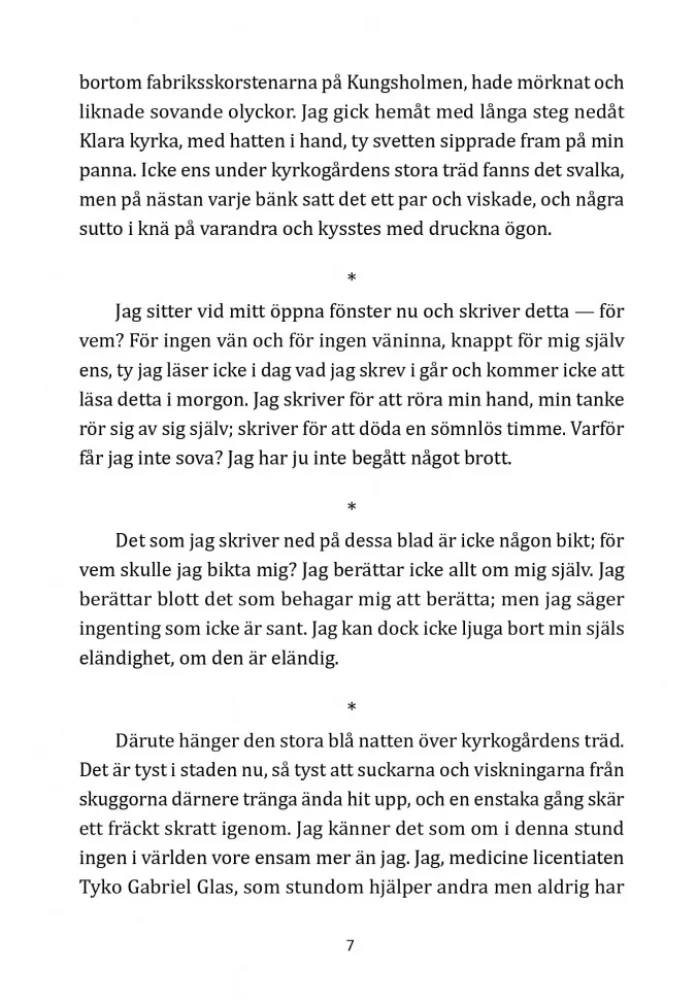 Doktor Glas. Den allvarsamma leken