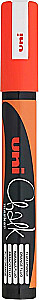 Kreida marķieris Uni, PWE-5M 1.8-2.5 mm, oranžs