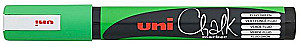 Kreida marķieris UNI PWE-5M, fluorescējoši zaļš, 1,8-2,5 mm