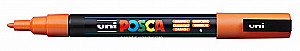 Маркер UNI "POSCA" PC-3M, 0,9-1,3 мм, наконечник пулевидный, №4 цвет оранжевый