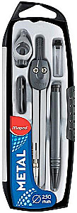 Готовальня - Maped, 5 предметов, 13,5 см, металл