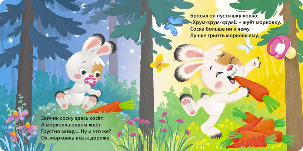 Книжки - картонки. До свидания, пустышка!