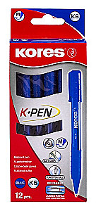 Trīsstūrveida korpusa pildspalva K-PEN K6 (zilā)