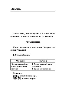 Все правила корейского языка в схемах и таблицах