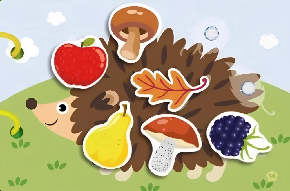 Книжка-игрушка с липучками. Развивающие игры