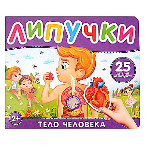 Cilvēka ķermenis. Grāmata ar lipīgām bildēm