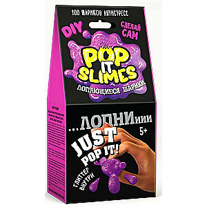 Jaunais ķīmiķis: Pop it slimes. Plīstošās bumbiņas (violets)