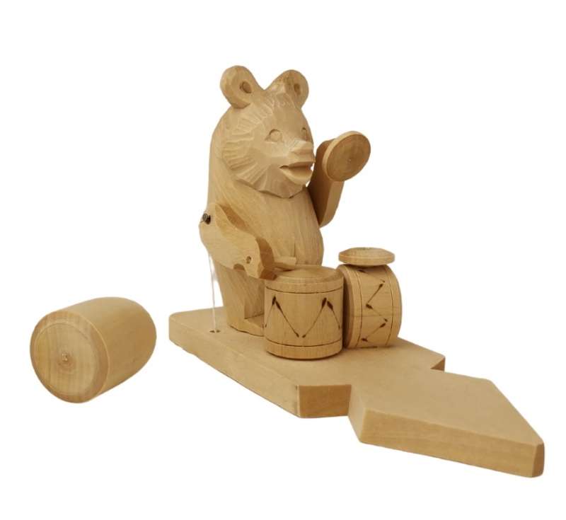Bogorodskas rotaļlieta "Puncher Bear"