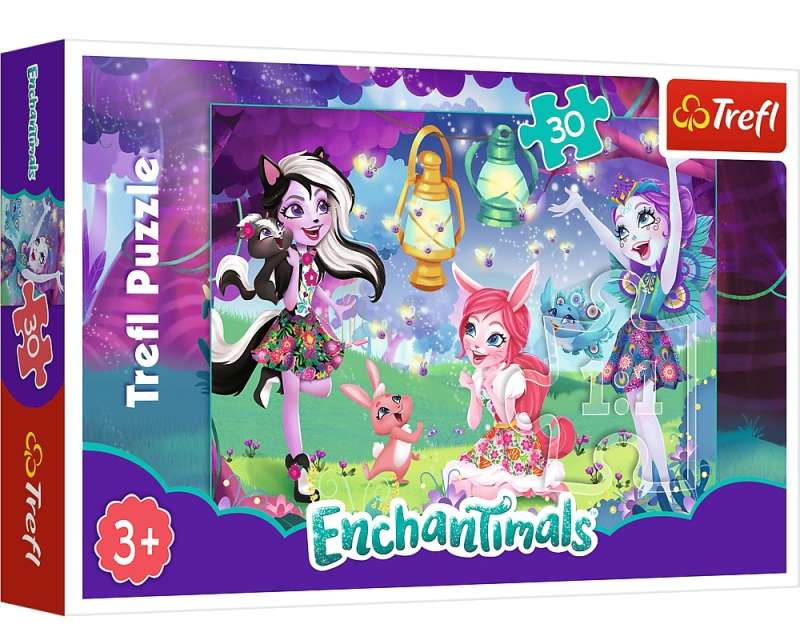 Пазл 30 Trefl: The magical world of Enchantimals