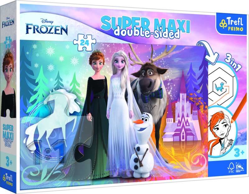 Пазл 24 Super Maxi Trefl: Disney Frozen 2