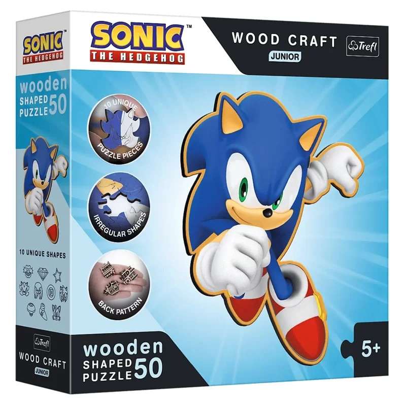 Puzle 50 Wood Craft Junior Trefl: Smart Sonic