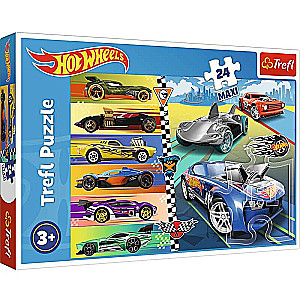 Puzle 24 Maxi Trefl: Fast Hot Wheels
