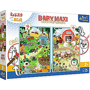 Puzle Baby MAXI Trefl: Iepazīstieties ar mazajiem
