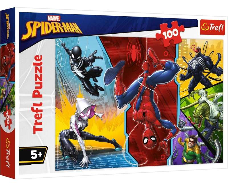 Пазл 100 Trefl: Disney Marvel Spiderman