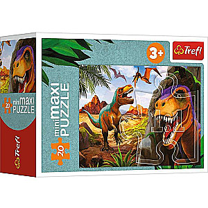 Mini-maksi puzle Trefl: Izpētiet dinozauru pasauli