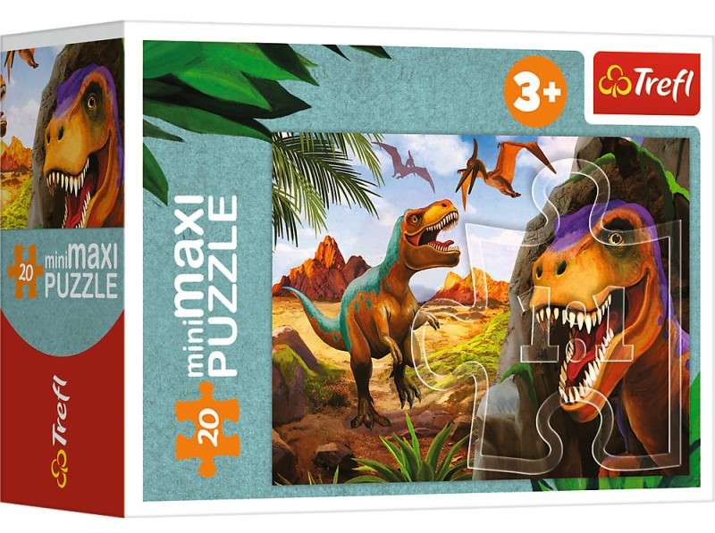Пазл мини-макси Trefl: Explore the world of dinosaurs