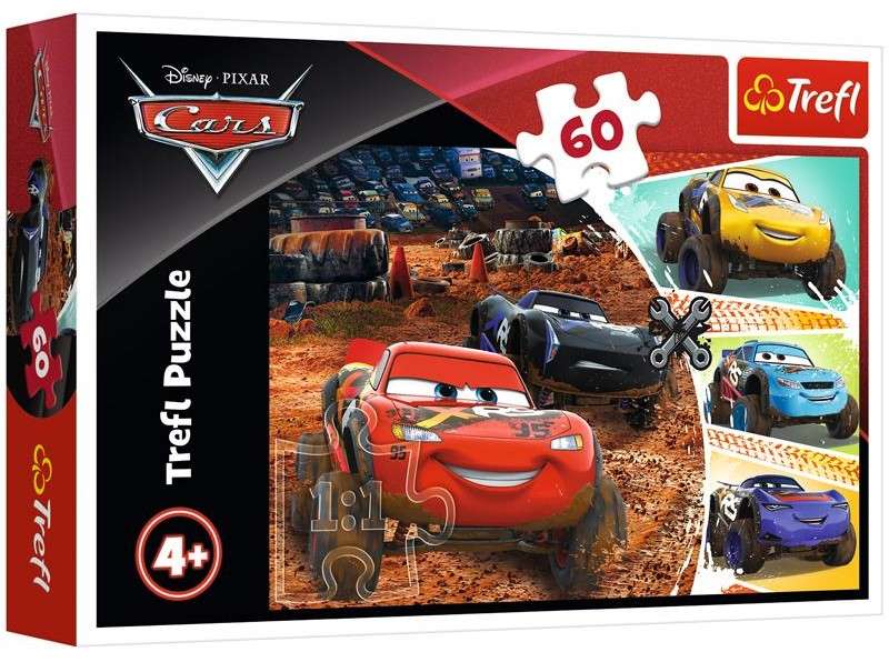 Puzzle 60 Trefl: Lightning McQueen with friends