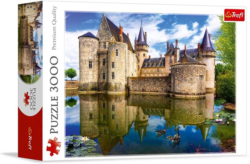 Puzle 3000 Trefl: Castle in Sully-sur-Loire, France