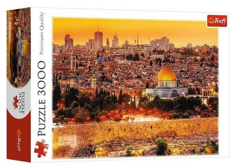 Puzle 3000 Trefl: The roofs of Jerusalem