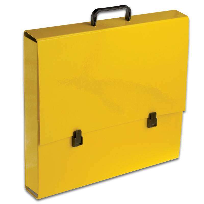 Папка-портфель A3 Penmate, жёлтая