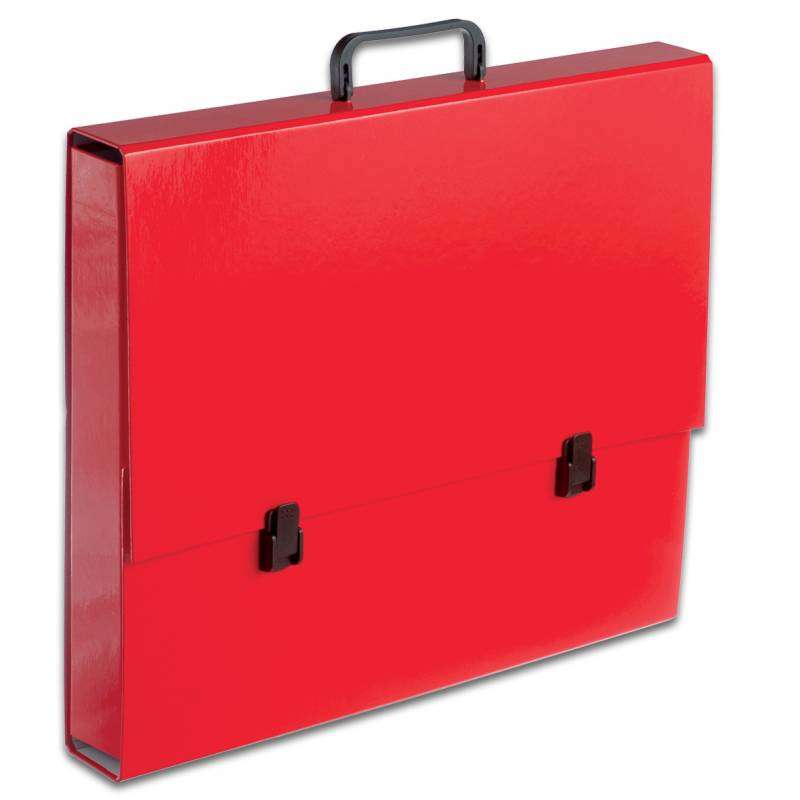 Папка-портфель A3 Penmate, красная 