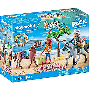 Ūdensfallu zirgi: jāšanas ceļojums - Playmobil