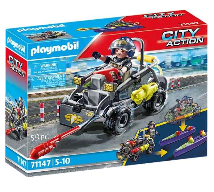 Konstruktors - Playmobil City Action Tactical Police All-Terrain Quad