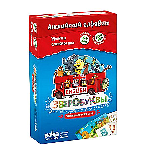 Attīstošā galda spēle - Zvērobukvas English