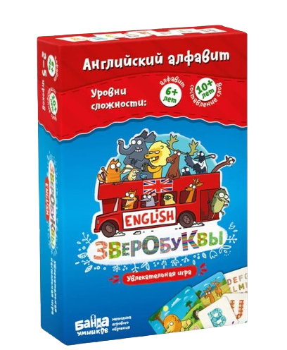 Boardgame - Zoolphabet English 