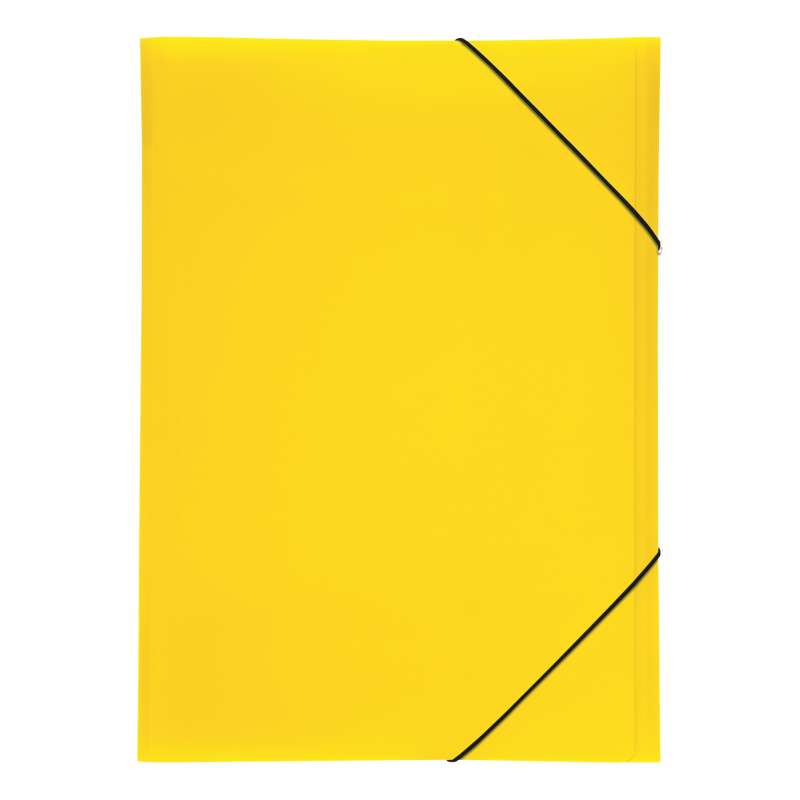 Папка на резинке PAGNA А3, жёлтая