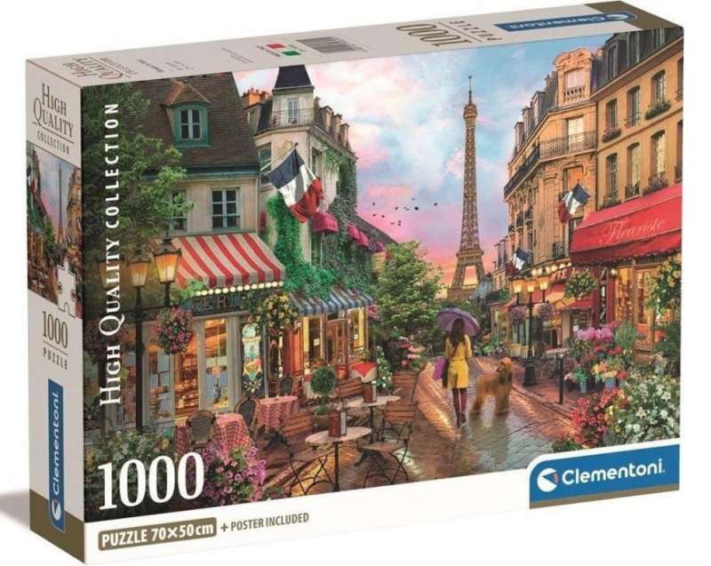 Пазл 1000 Clementoni: Flowers in Paris