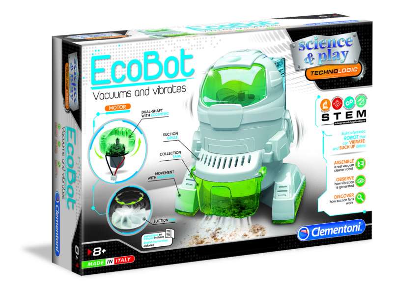 Rotaļlieta - Robotiņš Clementoni: EcoBot 