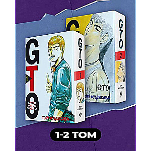 Komplekts mangas GTO. Foršais skolotājs Oniizuka. Grāmatas 1 un 2 (komplekts no 2 grāmatām)